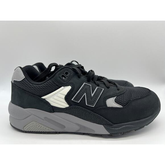 New Balance 580 Black Shadow Grey Silver Metallic MT580MDB Size 9.5📦 - Picture 1 of 12
